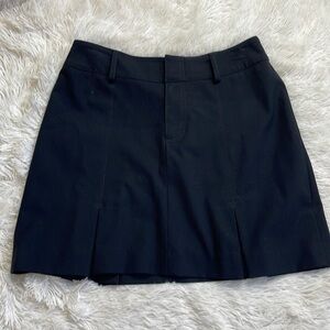 womyn kick pleat mini mee skirt black